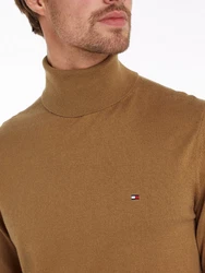 Tommy Hilfiger Rollkragenpullover PIMA ORG CTN CASHMERE ROLL NECK beige