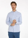 TOMMY HILFIGER Hemd 'HERITAGE' blau/cloudy blau