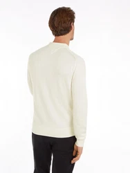 Tommy Hilfiger Polokragenpullover PIMA ORG CTN CASHMERE LS POLO ivory