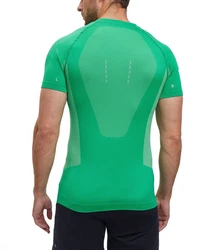 FALKE Laufshirt Neonfarben/Grün/Dunkelgrün
