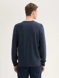 TOM TAILOR Strickpullover Dunkelblau