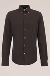 WE Fashion Businesshemd Dunkelbraun/Dunkelgrün/Khaki/Braun/Grau WE Fashion Businesshemd Dunkelbraun/Dunkelgrün/Khaki/Braun/Grau