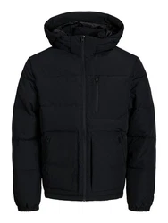 JACK & JONES Jacke JJEOtto (1-St) Schwarz/Dunkelblau