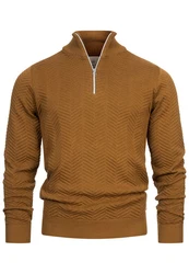 Kronstadt Strickpullover KSCarlo Half-Zip 