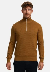 Kronstadt Strickpullover KSCarlo Half-Zip 