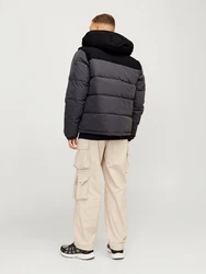 Jack & Jones Outdoorjacke dunkelgrau/schwarz