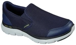 Skechers FLEX ADVANTAGE 4.0 Slip-On Sneaker Dunkelblau/Blau