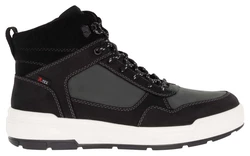 Rieker EVOLUTION Schnürboots High-Top Sneaker Stiefelette mit R-TEX Membran Schwarz