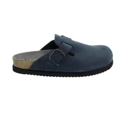 Nathan, Clog, Navy, Sandalbuck 6045, (Nubukleder) N521 Clog