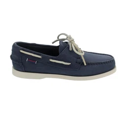 Docksides, Nubuck, blue-navy, Men 7000GA0-908 Bootsschuh