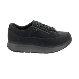 Bruno Dark Blue, Halbschuh, Nubuck Leather, Textile, Senso-Sohle, Schnrschuh
