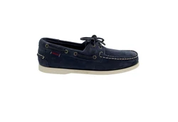 Sebago Docksides Portland Schnürschuh Blau / Marine
