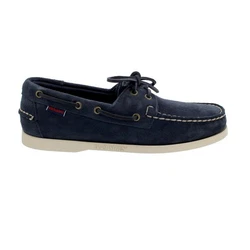Sebago Docksides Portland Schnürschuh Blau / Marine