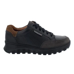 Flynn Halbschuh, Velour- / Glattleder, Graphite (dunkelgrau), Schnrschuh