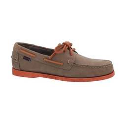 Docksides, Nubuck, Brown Taupe / Orange, Men 7000GA0-A70 Bootsschuh