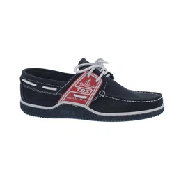 Globek, Navy + Grenadine, Nubukleder, D8R52 Bootsschuh