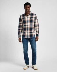 Lee 5-Pocket Jeans Luke Blau/Dunkelblau
