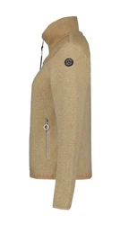 Luhta Strickfleecejacke JACKARBY Braun/Beige/Khaki