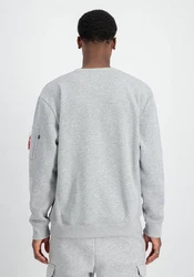 Alpha Industries Sweater X-Fit Label Hellgrau/Grau