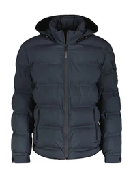 Steppjacke mit versteckter Kapuze