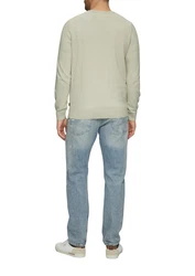 s.Oliver Pullover mit Rundhals und melierter Optik 
