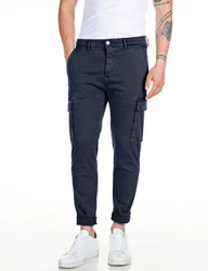 Replay Cargohose JAAN Hyperflex Dunkelblau/Blau/Hellblau
