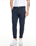 Replay Cargohose JAAN Hyperflex Dunkelblau/Blau/Hellblau Replay Cargohose JAAN Hyperflex Dunkelblau/Blau/Hellblau