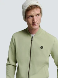 NO EXCESS Sweater mit Bomberkragen 