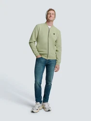 NO EXCESS Sweater mit Bomberkragen 