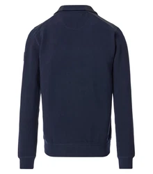CASAMODA Kapuzensweatshirt Sweatjacke Outdoorjacke Dunkelblau/Blau/Hellblau