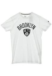 New Era T-Shirt Brooklyn Nets Team Logo Weiß/Creme/Braun