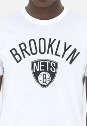 New Era T-Shirt Brooklyn Nets Team Logo Weiß/Creme/Braun