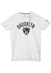 New Era T-Shirt Brooklyn Nets Team Logo Weiß/Creme/Braun