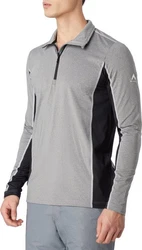 McKINLEY Rollkragenpullover He.-Funktions-Shirt Hero II MELANGE/SCHWARZ