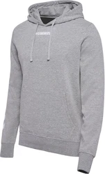 hummel Kapuzenpullover Hmlelemental Hoodie Grau/Hellgrau