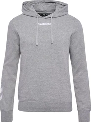 hummel Kapuzenpullover Hmlelemental Hoodie Grau/Hellgrau
