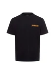 Napapijri T-Shirt Schwarz/Dunkelblau