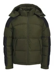 Jack & Jones Steppjacke Jcoaero Puffer SN Dunkelgrün/Grün