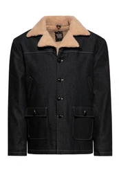 KingKerosin Winterjacke im Denim-Look 