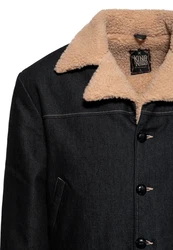 KingKerosin Winterjacke im Denim-Look 