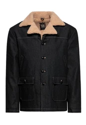 KingKerosin Winterjacke im Denim-Look 