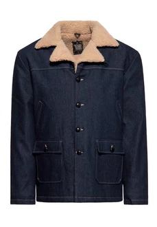 KingKerosin Winterjacke im Denim-Look