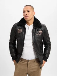 Lederjacke