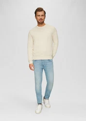 s.Oliver Jeans Ned Slim Fit High Rise Slim Leg Creme/Khaki/Weiß/Hellblau/Beige