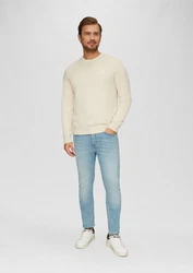 s.Oliver Jeans Ned Slim Fit High Rise Slim Leg Creme/Khaki/Weiß/Hellblau/Beige