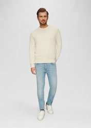 s.Oliver Jeans Ned Slim Fit High Rise Slim Leg Creme/Khaki/Weiß/Hellblau/Beige