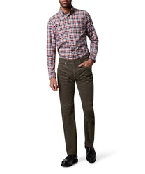 Pierre Cardin Freizeithose PC-Laval Khaki/Dunkelgrün