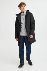 North Bend Funktionsmantel NBKarim Parka mit Kapuze Dunkelgrau/Schwarz/Grau