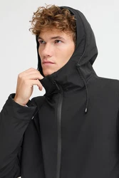 North Bend Funktionsmantel NBKarim Parka mit Kapuze Dunkelgrau/Schwarz/Grau
