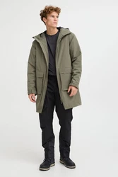 North Bend Funktionsmantel NBKarim Parka mit Kapuze Dunkelgrün/Khaki/Grün